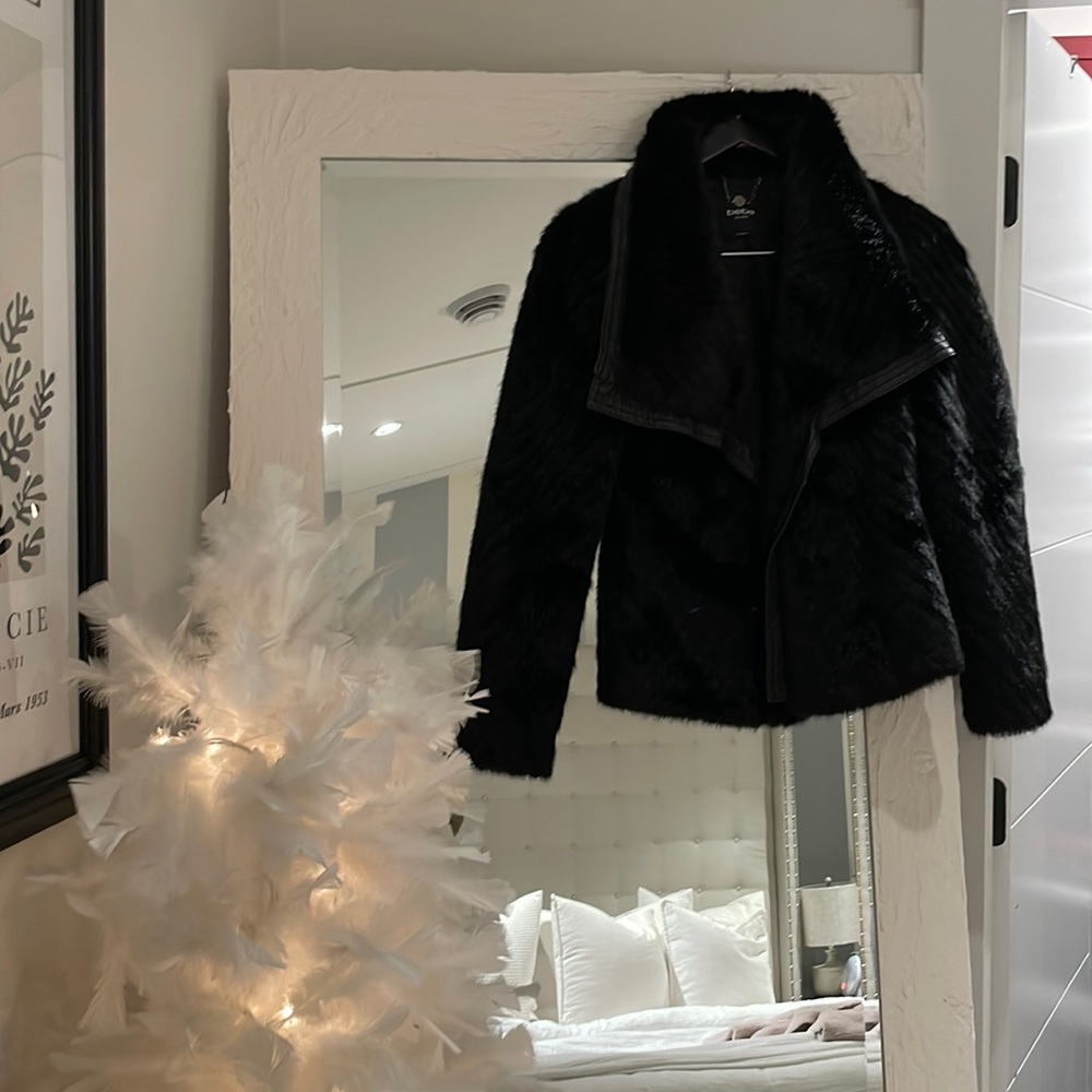 Perfect condition BEBE faux fur jacket